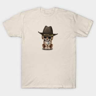 Cute Baby Cheetah Cub Sheriff T-Shirt